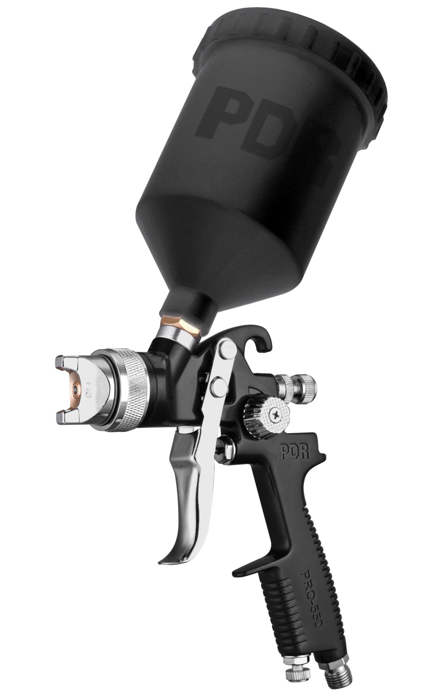 Pistola de pintura pneumática PDR PRO-550 Limited Edition HVLP para pintura automotiva