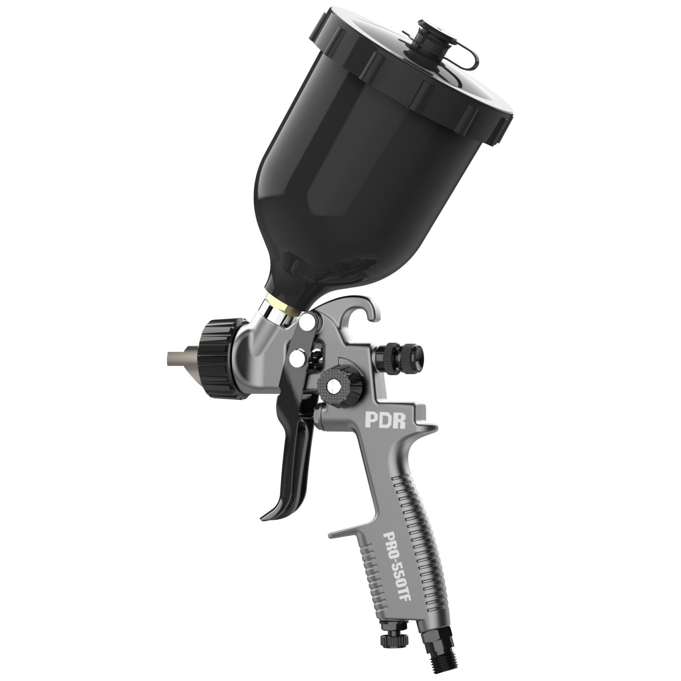 Pistola de pintura pneumática PDR PRO-550TFP HVLP para pintura automotiva